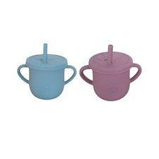J-B00 Toddler Cups, Baby Straw Cup, Sippy Cup Silicone Kids Cups Spill Proof lid Baby Cup-Sippy Cup price