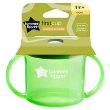 Tommee Tippee First Cup Sippy Cup Free-Flow Spout Easy Grip Handles 4m+ Baby Cup-Sippy Cup price
