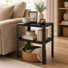 3 Tier Side End Table Nightstand Coffee Tables Storage Bedside Office Living Office Side Table price