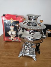 Automatic Electric Samovar Tea Maker Chrome Plated Kettle Brand New Samovar price