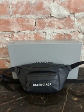 Balenciaga women's leather belt bag bumbag crossover  black Genuine boxed Women's Belt Bag price