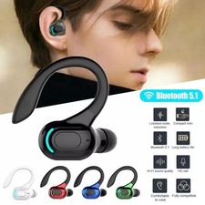 Bluetooth 5.2 Wireless Earpiece Headphones Earbuds Handsfree Headset with Mic UK Bluetooth Headset price
