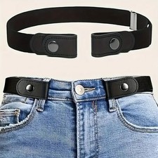 Traceless Invisible Elastic Belt for Women's Jeans Pants Men's Elastic Belt Women's Belt price