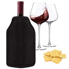 Wine Bottle Cooler Sleeve Slip On Cooling Sleeve Chiller Gel Pad No Ice Needed Coolers price