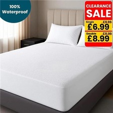 Waterproof Terry Towel Mattress Protector Fitted Sheet Bed Cover Non-Allergenic Mattress Protector price