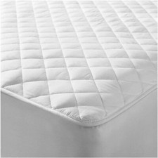 100% COTTON QUILTED EXTRA DEEP FITTED MATTRESS PROTECTOR SINGLE DOUBLE KING SIZE Mattress Protector price