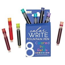 Ooly Color Write Colorful Fountain Pen Ink Refills, Set of Office Product Cartridge Refill Products price