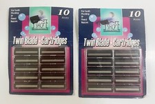 2 Packs of 10 SHCP Twin Razor Blade Cartridges TBC10 Cartridge Refill Products price