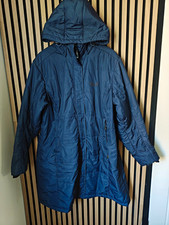 Jack Wolfskin womens hooded long parka coat blue polyester size 22/24 Long Coat price