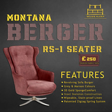 Revo1ving Sofa Berger 1 Seater Fabric Arm Chair Montana Steel Trusse Turkey Made Armchair & Bergere price