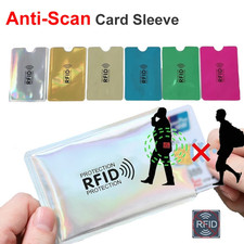 10x RFID Bank Card Sleeve Wallet Blocking Protector Debit Credit Holder Unisex Card Holder price