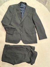 Men’s 2 Piece Suit Grey/black Jacket 44” Trousers Waist 38” L29” Scott & Taylor Men's Suit price