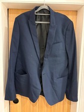 Asos Mens Blue Navy Suit Jacket Size 44 Men's Suit price