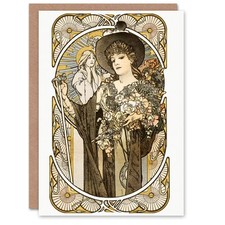 Alphonse Mucha Art Card La Tosca Theatre Play Vintage Advert Theatre & Play price