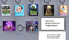 Theatre, Musicals, Play, 2 etc. Photo Keyring / bag tag, or select Fridge Magnet Theatre & Play price