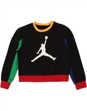 JORDAN Girls Graphic Sweatshirt Jumper 12-13 Years Large Multicoloured ZJ12 Girls' Sweatshirt price