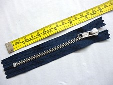 Zip, Zipper,Denim Jeans,Skirt, Fly,Metal, Strong, YKK, Dark Blue, 4,5,6,7 inches Jeans / Denim Skirt price
