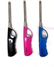 Gas Cooker BBQ Camping Lighter Refillable Candle Flame Gas Lock Barbeque XMAS UK Lighter price
