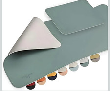 Waterproof PU Leather Desk Mat 85x40cm Gaming Mouse Pad Set Solmo Desk Pad Set price