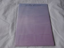 Weekly Planner A4 Lilac Purple Organiser Note Pad Desk Pad To Do List Goal Set Desk Pad Set price