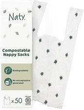 50 Counts Naty nappy bags Fragrance-free for baby nappy changing & disposal Nappy Disposal Bags price