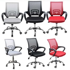 Office Chair Gas Lift Height Adjustable Desk Chair Swivel Mesh Back Work Chair-- Office Work Chair price
