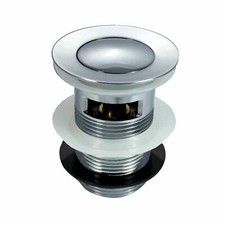 Nes Home Chrome Basin Sink Waste Modern Pop Up Sprung Plug Slotted with Overflow Sink price