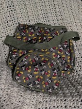 Disney Mickey Mouse Shoulder Bag and Pouch Set Olive Green Nylon FSC F306419-1 Clutch Bag price