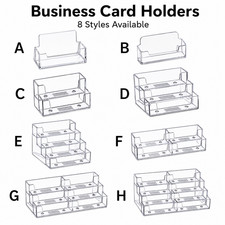 Business Card Holders Acrylic Display Stand Retail Counter & Desk Top Dispensers Business Card Holder price