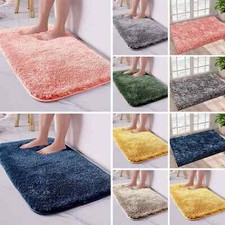 Non Slip Bath Mat Extra Large Shaggy Bathroom Rug Water Absorbent Toilet Mats Bathroom Rug price