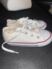 White Converse Toddler Chuck Taylor All Star Sneaker Size 9 Baby Shoes price