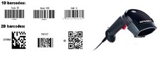 Barcode Scanner 1D 2D DM QR UPC EAN USB Wired Laser Reader POS Label Bar Code Barcode Readers price