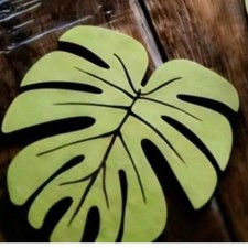 4pcs Natural Bamboo Leaf Coasters Set - Tropical Plant Shaped Coasters, Non-Slip Coaster price