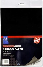 Carbon Copy Paper BLACK A4 (10 Sheets) Hand Copy Duplicate Copy Paper UK E301 Copy Paper price