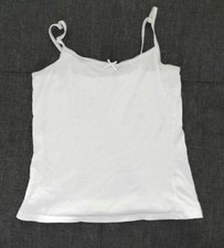 Strappy White lace - trimmed tank top Girls size 9 - 11 years Girls' Tank Top price