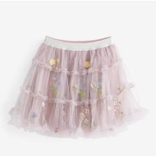 Next Girls embroidered Flower and Butterfly skirt - size 9 years Summer Weddings Girls' Skirt price
