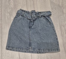 Girls LIGHT DENIM Paper Bag SKIRT Age 3 to 4 Years Girls' Skirt price