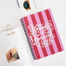 Dreams Demand Hustle - Order Book A5 - Side Hustle Order Book - Order Form Book Pre-printed Forms & Notebooks price