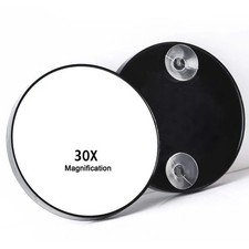 Round Magnifying Makeup Mirror 10X30X Suction Cup Travel Shaving UK Makeup Mirror price