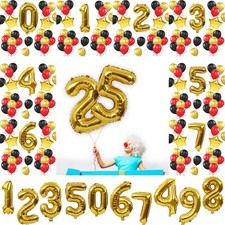 40"Number Foil Balloon SET GIANT Self Inflating Wedding Birthday Age Party Balon Birthday & Party price