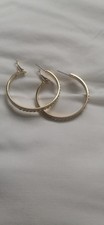 Gold Plated Clear Crystal Hoop Earrings Swarovski Earrings price
