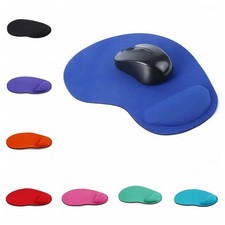 ANTI-SLIP MOUSE PAD MAT WITH FOAM WRIST SUPPORT PC & LAPTOP UK SELLER Mouse Pad price