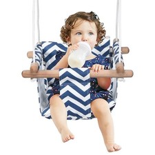 Baby Swing Seat Portable Secure Aesthetic Rope Wood Toddler Chair Outdoor Garden Baby Swing price