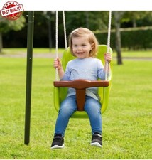 Baby Nursery Swing Seat with Safety harness & High Back Support Outdoor Fun Gift Baby Swing price