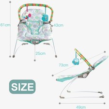 Baby Infant To Toddler Bouncer Rocker Swing Chair Soft Soothing Vibration Toys Baby Swing price