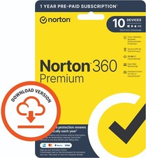 NORTON 360 2026 ANTIVIRUS STANDARD DELUXE PREMIUM 1PC, 3PC, 5PC, 10PC 1 YR EU UK Antivirus Software price