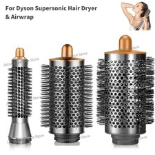 Genuine Dyson Airwrap Hair Styler Volumising Brush Attachment Nickel Fuchsia Hair Stylers price