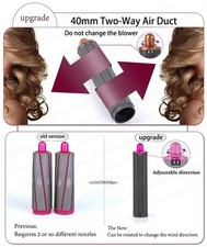 40 MM Curling Styler Attachment For Dyson Supersonic Hair Dryer Automatic UK Hair Stylers price