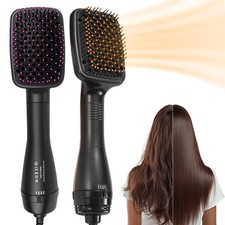 1000W One Step Hair Dryer Brush Hot Air Styler Volumiser Paddle Brush UK Plug Hair Stylers price