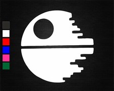 STAR WARS DEATH STAR VINYL DECAL STICKER CAR/VAN/WALL/WINDOW/DOOR/LAPTOP/TABLET Fridge Sticker price